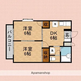 ラ・エトワール【1階】の間取り