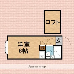 ハイツ新河岸【2階】の間取り