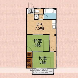 幸マンション【3階】の間取り