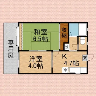 グレースハイム【101号室】の間取り