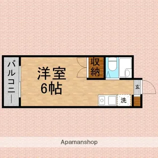 上福岡グリーンハイツ【4階】の間取り