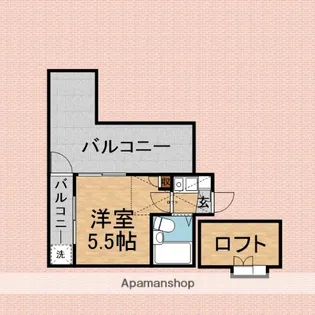アメリカンドリーム【5階】の間取り