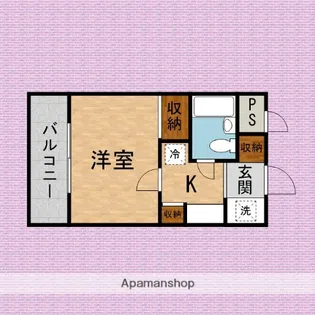 TOP新河岸【1階】の間取り