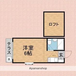 コスモスハイツ【101号室】の間取り