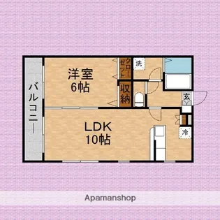 FELICE【101号室】の間取り