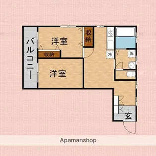 おもとマンション【3階】の間取り