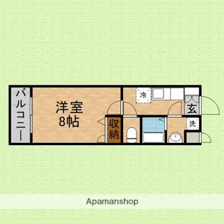 ビバーチェエクセラ【106号室】の間取り