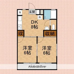 第2ホワイトハイツ【3階】の間取り