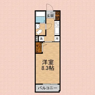 ブレイブコート【3階】の間取り