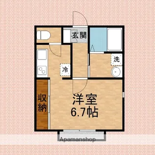 CASA TERCERO【1階】の間取り
