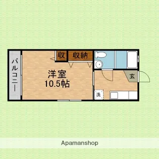 パールマンション【2階】の間取り