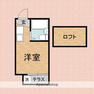 パレス朝志ヶ丘【1階】の間取り