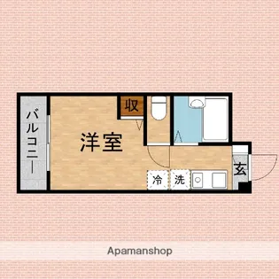 スターマンション【301号室】の間取り