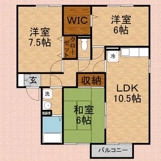 リバーサイド【2階】の間取り