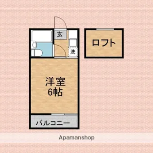 ハイツシバタ【2階】の間取り