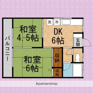 沢田荘【2階】の間取り