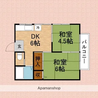 沢田荘【2階】の間取り