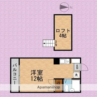 コーポ裕和【1階】の間取り