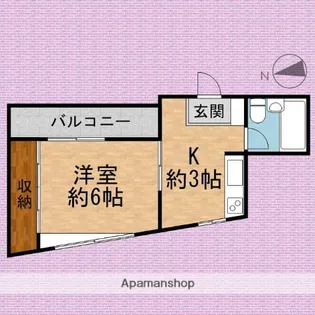 セピア三芳【2階】の間取り
