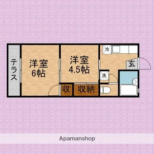 ウィル・ユウ【103号室】の間取り