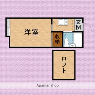ヴィラかつみ【2階】の間取り