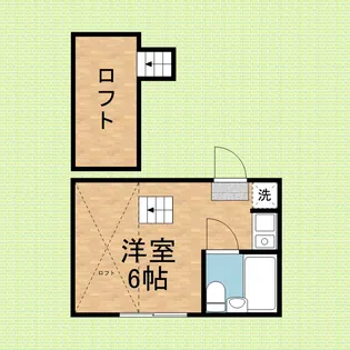 グリーンハイツ11【102号室】の間取り