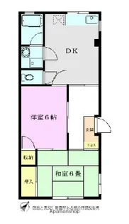 メゾン北原【1階】の間取り