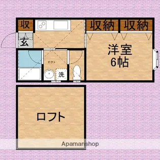 フォレストシキ【1階】の間取り