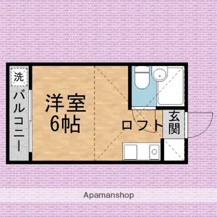 コーポ由利【2階】の間取り