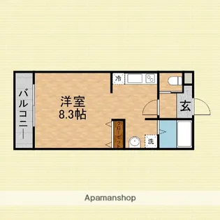 クオーレ【1階】の間取り