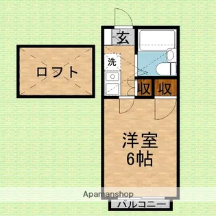 サーティ・ワン【2階】の間取り
