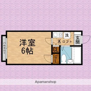 サーティ・ワン【2階】の間取り