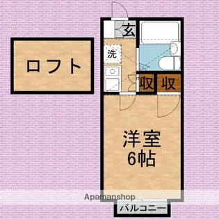 サーティ・ワン【2階】の間取り