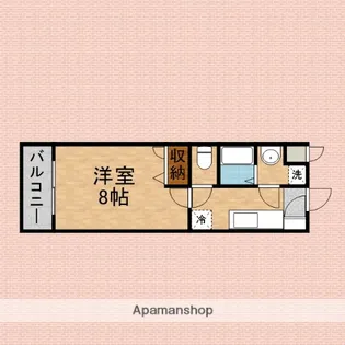 CALON・SEGUR【110号室】の間取り