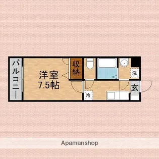 エクレール【1階】の間取り