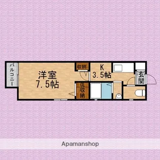 アトランティス【1階】の間取り