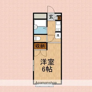 ASSANO【201号室】の間取り