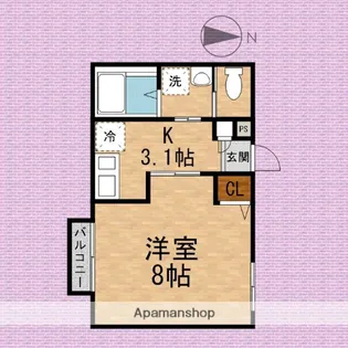 セレステ志木 B号棟【1階】の間取り