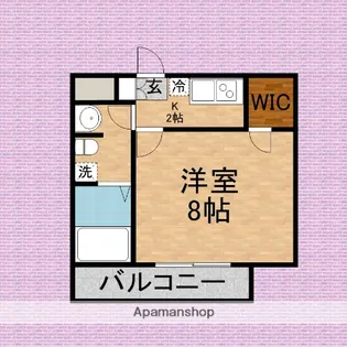 FUJISTAみずほ台【2階】の間取り