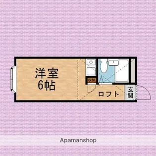 ベルメゾン美津【2階】の間取り