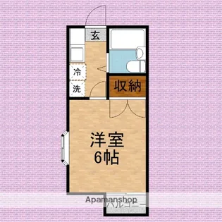 清水町一番館【2階】の間取り