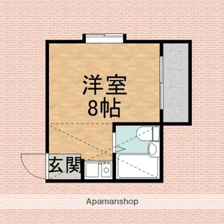 キャロットハウス北野【2階】の間取り