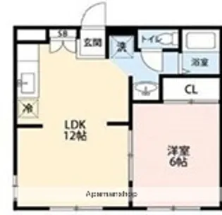 RYU四番館【2階】の間取り