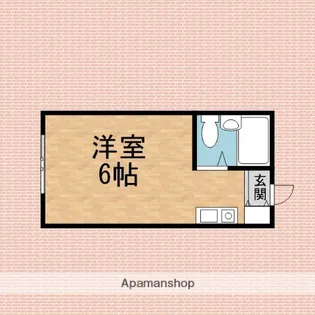 ナンダイハイツ【1階】の間取り