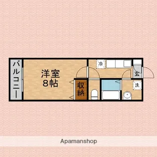 CHARM GARDENCITY【301号室】の間取り