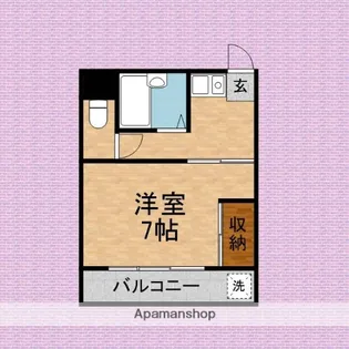 ビレッジ関沢【102号室】の間取り