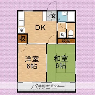 アネックス関沢【A101号室】の間取り