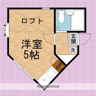 ペアーパレス鶴瀬【1階】の間取り