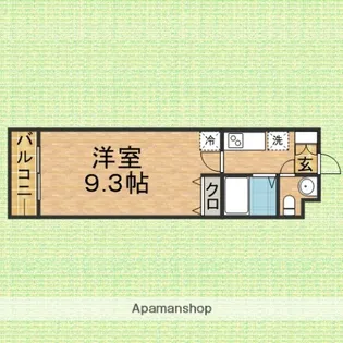 ジェイズみずほ台【5階】の間取り