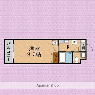 ジェイズみずほ台【5階】の間取り